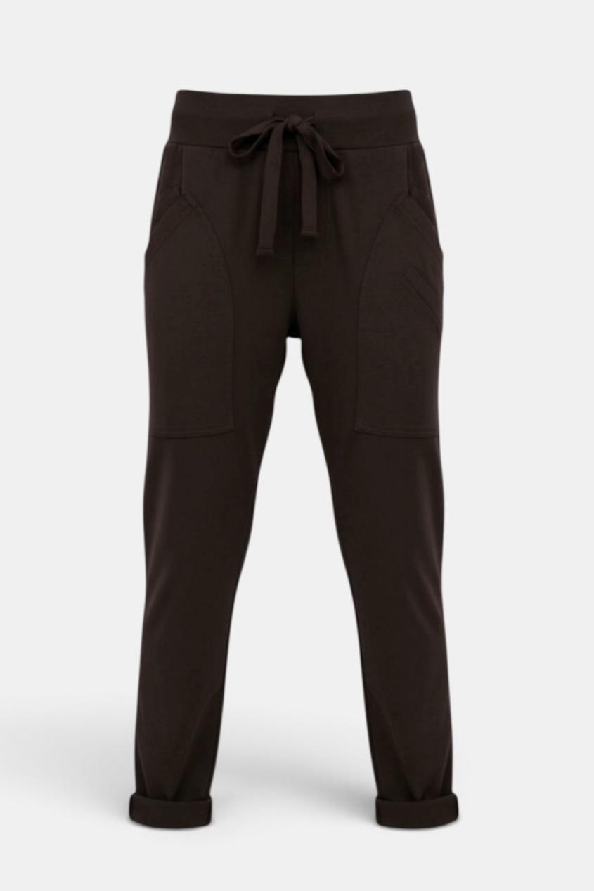 Jogg Pants &ndash; Baumwoll-Stretch mit aufgesetzten Taschen