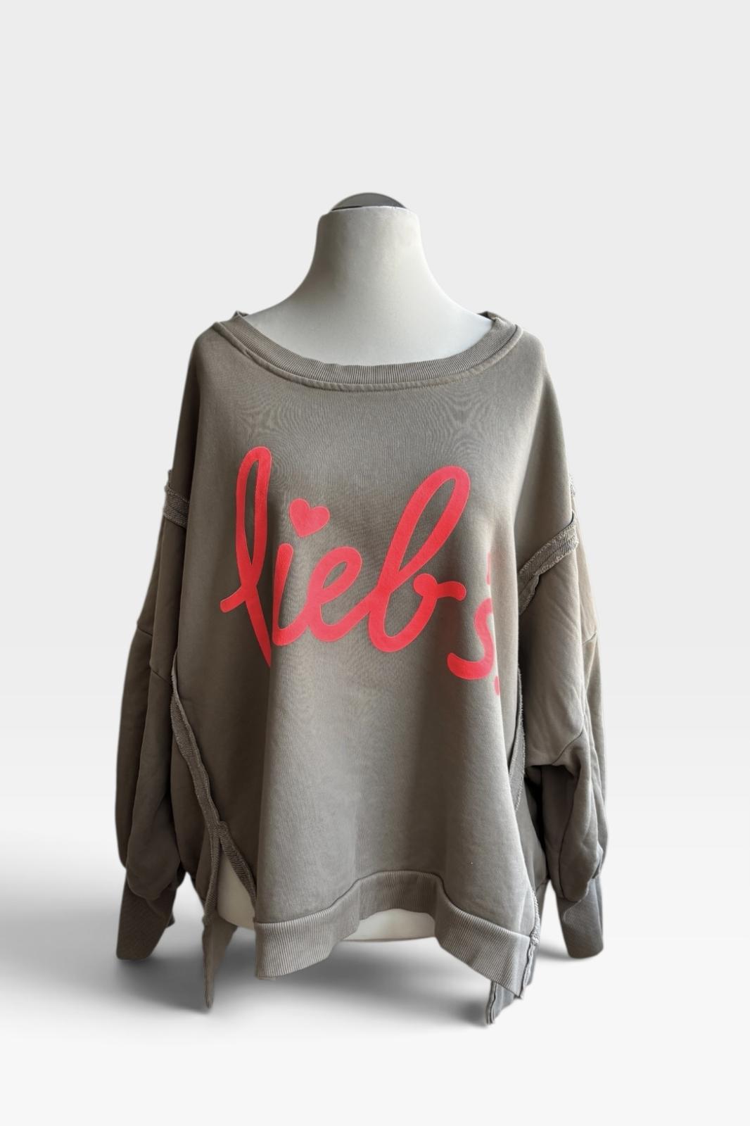 lieb&rsquo;s Oversize Sweater &ndash; l&auml;ssiger Statement-Look
