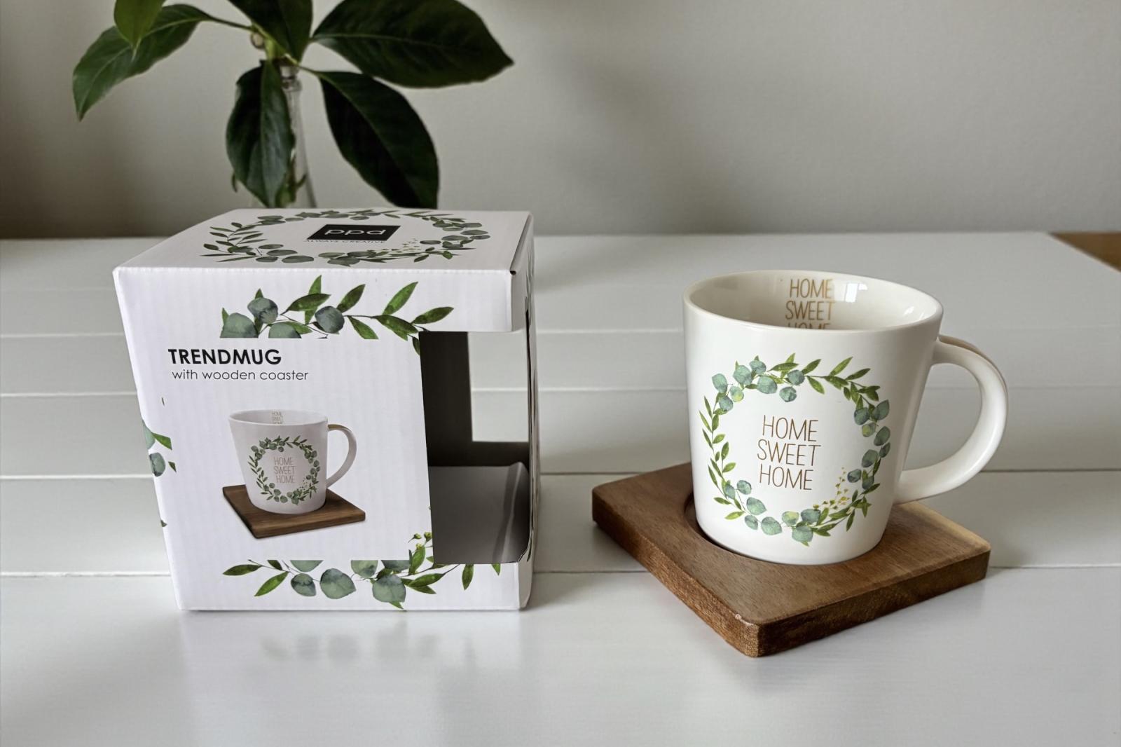 2 x ppd Home Sweet Home Trend Mug Nature * new Bone China